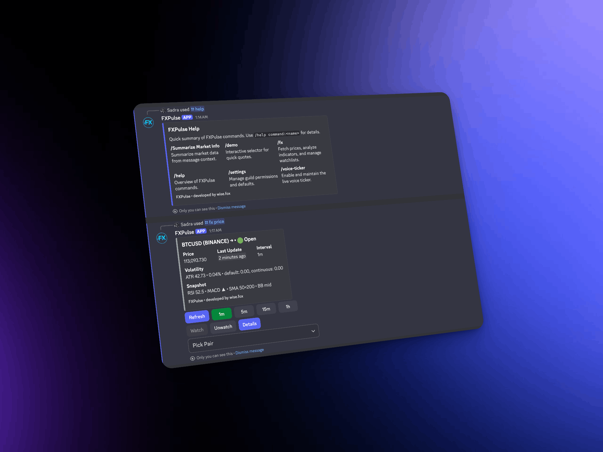 FXPulse Discord Bot