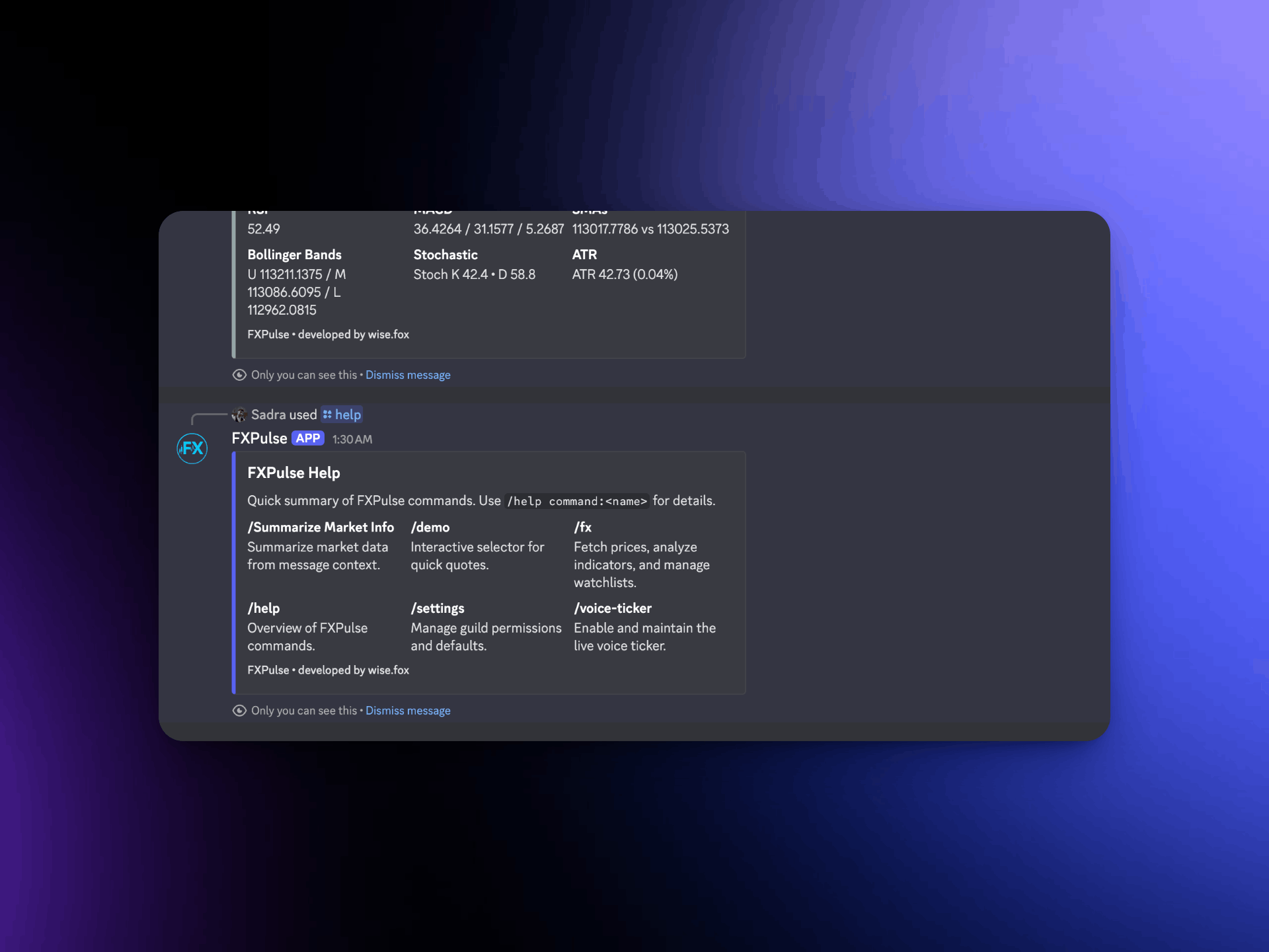 FXPulse Discord Bot preview 3